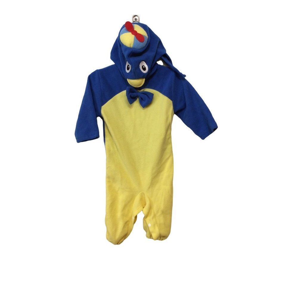 Backyardigans Halloween Costume Jumpsuit and Hat Infants Blue Yellow Polyester